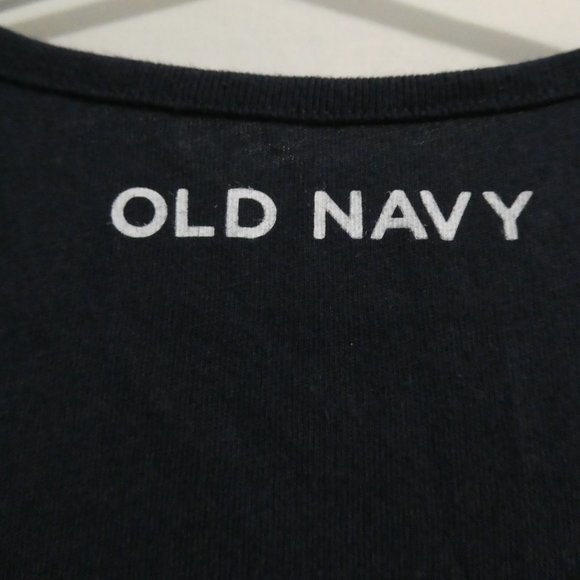 OLD NAVY small (6-7 years) navy graphic tank top Canada 2018 GUC - Picture 12 of 12